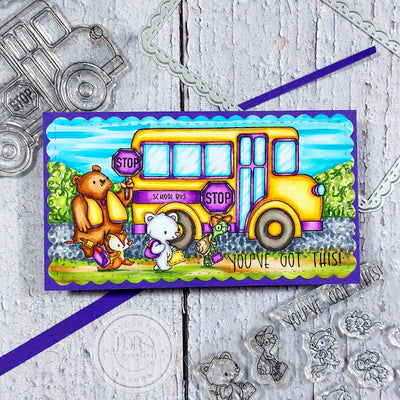 Back to School Critters Pocket Pals Stamps and Dies Bundle
