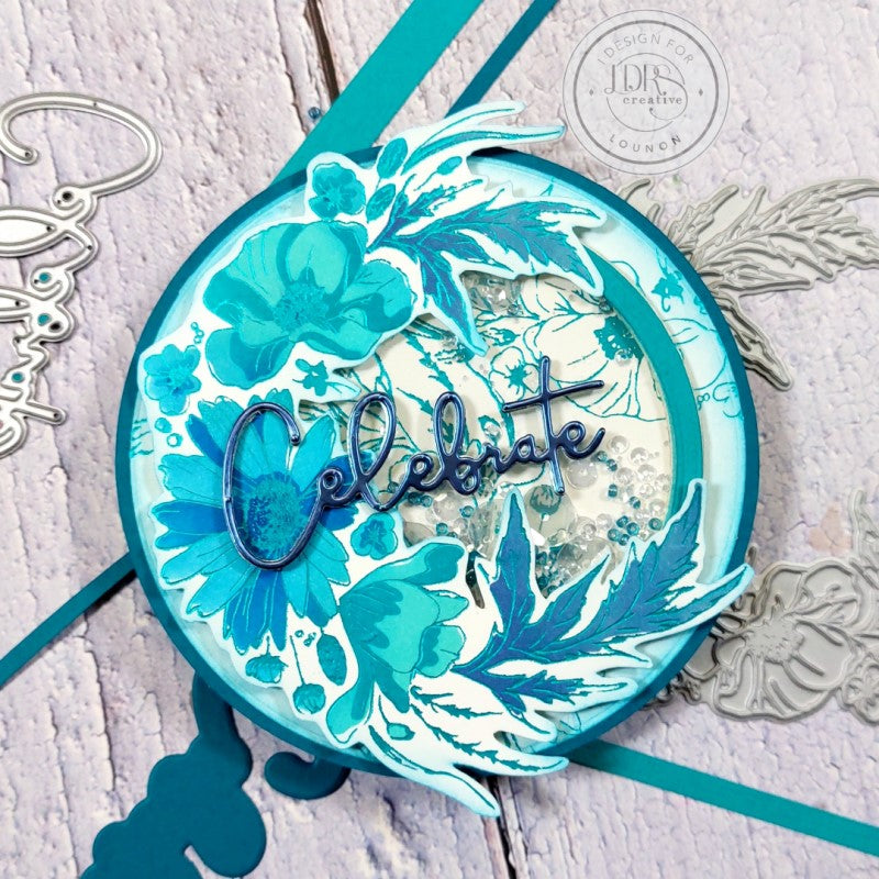 Wildflower Wreath Impress-ion Press + Foil Plates