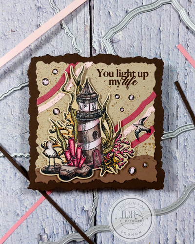 Lighthouse Stamps, Layering Stencils, and Coordinating Dies Bundle