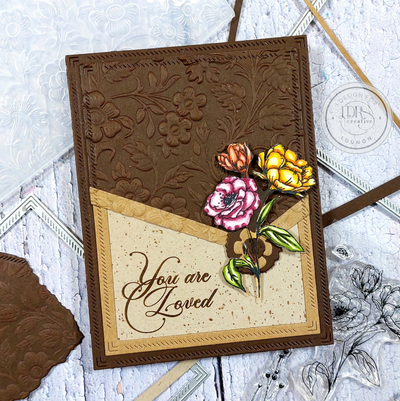 Perfect Petals 3D 6x6 Embossing Folder