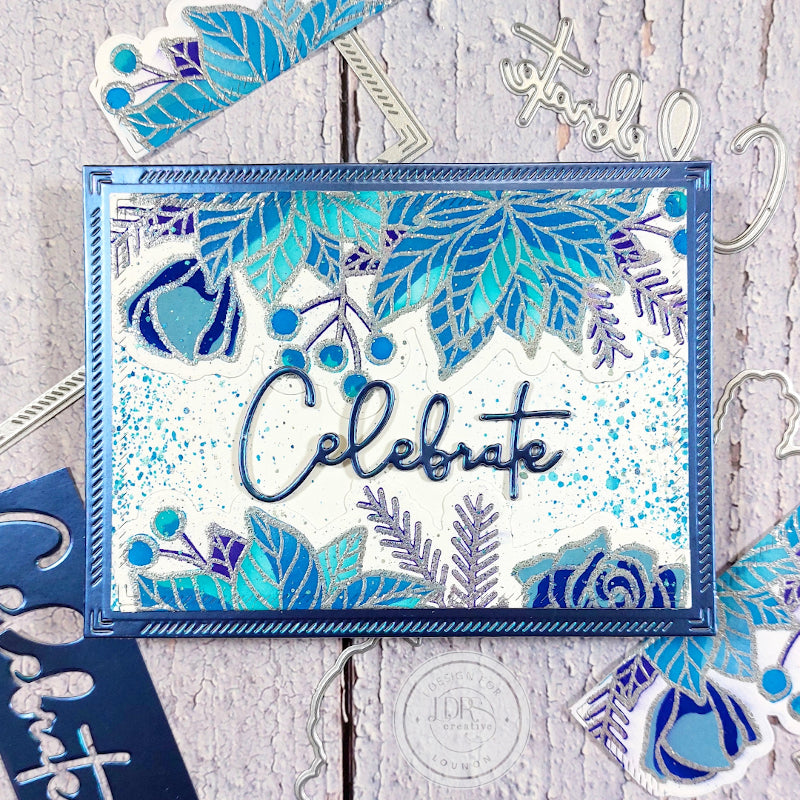 Winter Bouquet Layering Stencils - 4 Pack