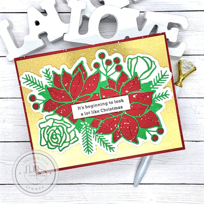 Winter Bouquet Etched Dies