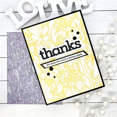 Simply Sentiments 4x6 Stamps and Simply Word Dies Bundle