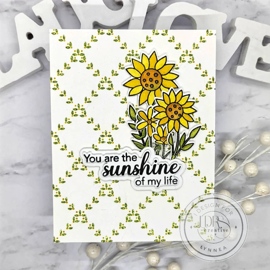 Hello Sunshine Stamps, Dies, and Layering Stencils Bundle