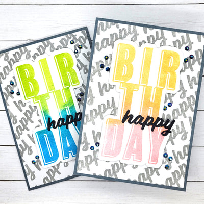 Big Word - Birthday Stamps and Dies Bundle