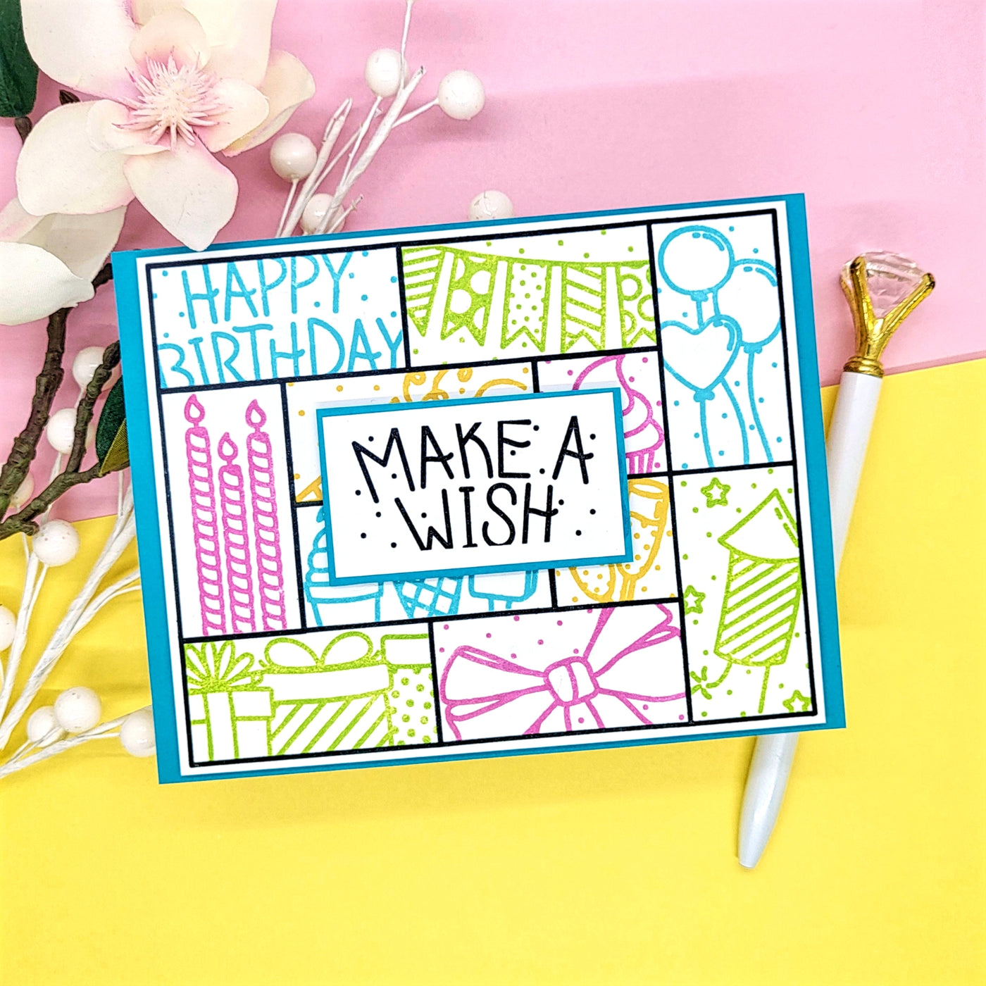 All Occasions Puzzle Scenes Stamps Bundle