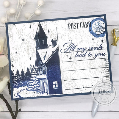 Distress Background 5x7 Stamp