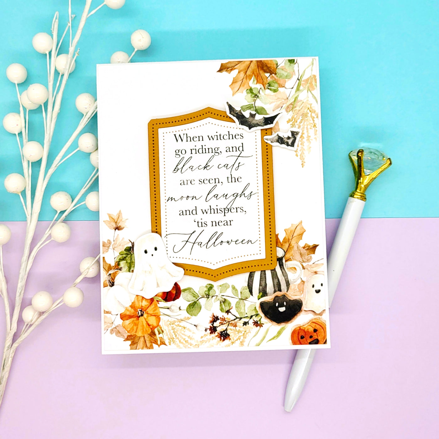 Cozy Halloween Card Kit