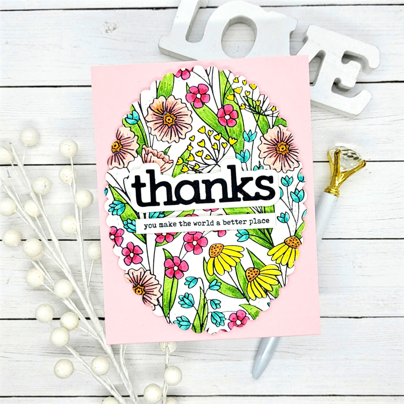 Wall Flower impress-ion Press + Foil Plate