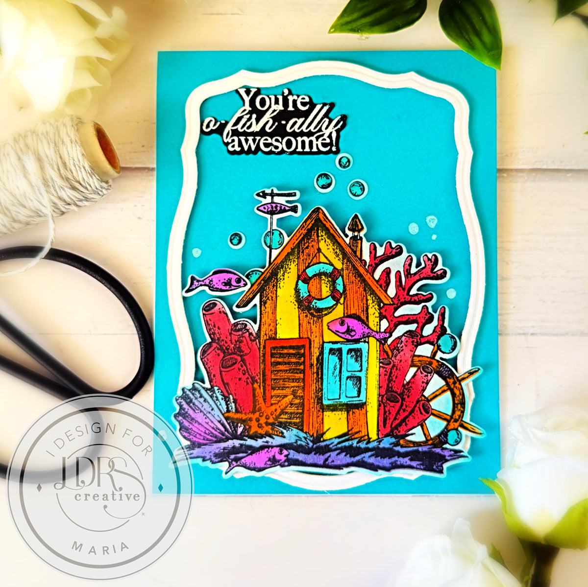 The Sea Shack Stamps, Layering Stencils, and Coordinating Dies Bundle