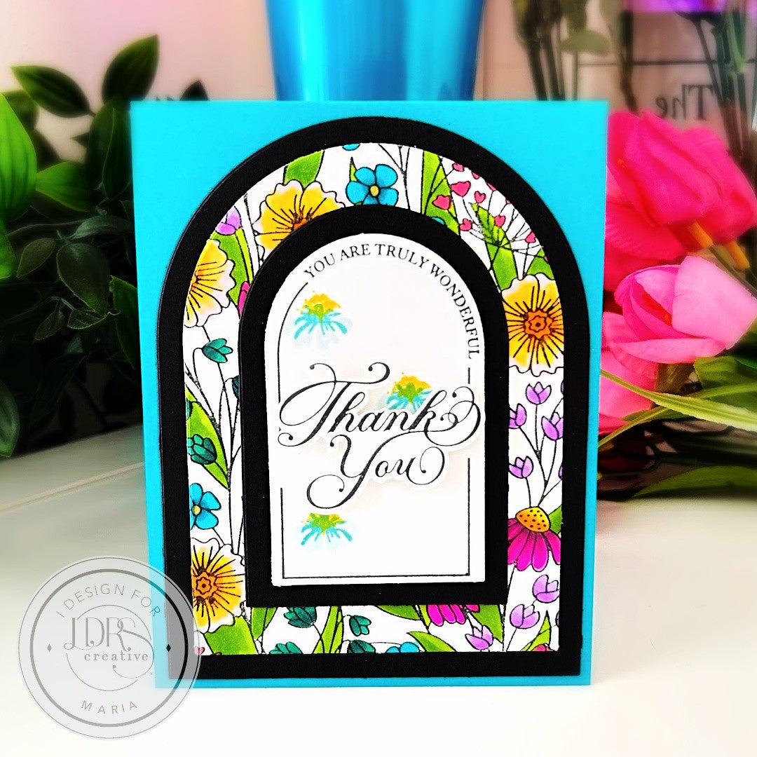 Wall Flower impress-ion Press + Foil Plate