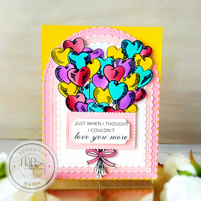 Heart Balloon Bouquet Impress-ion Press + Foil Plates