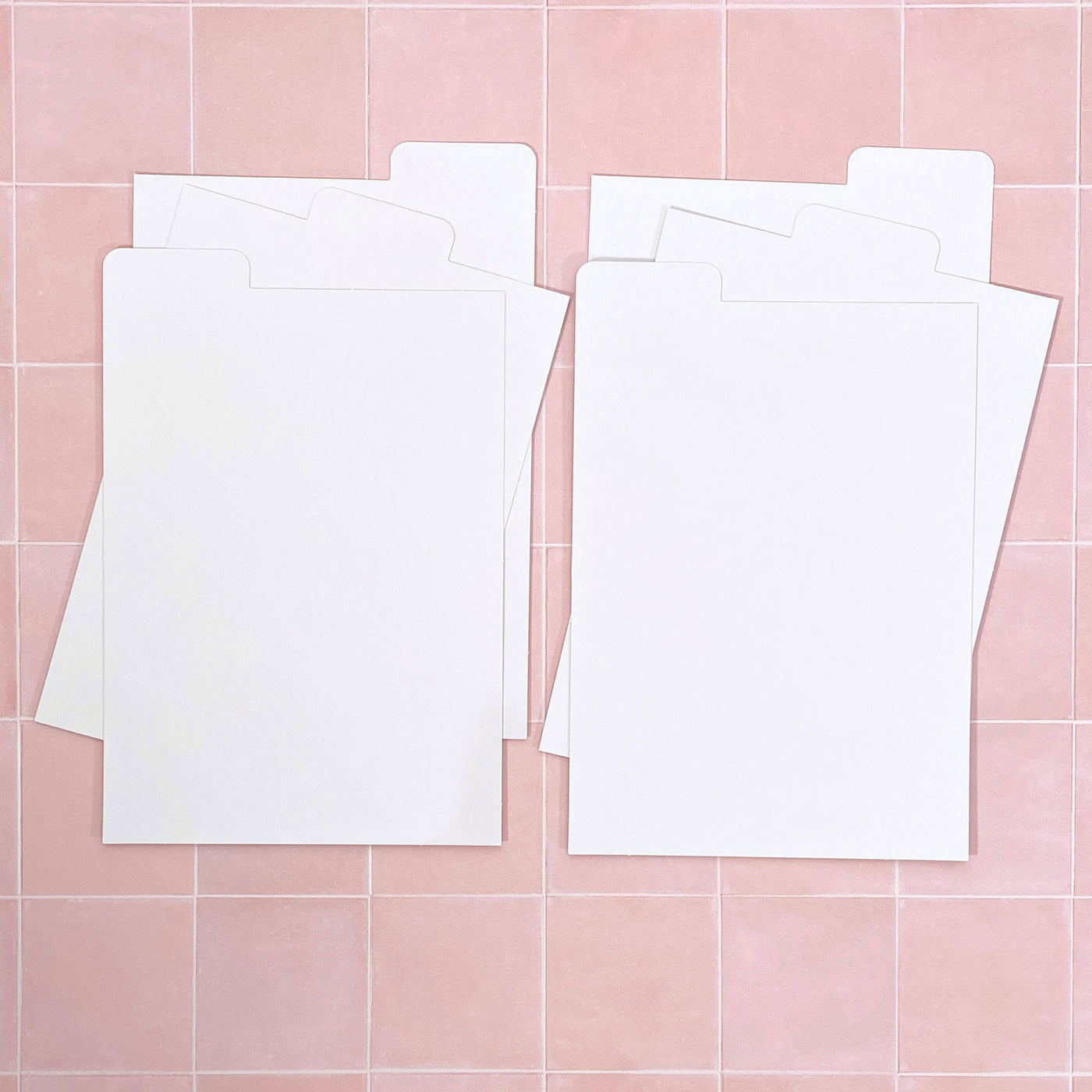 Cling & Store White Tabbed Dividers - Large