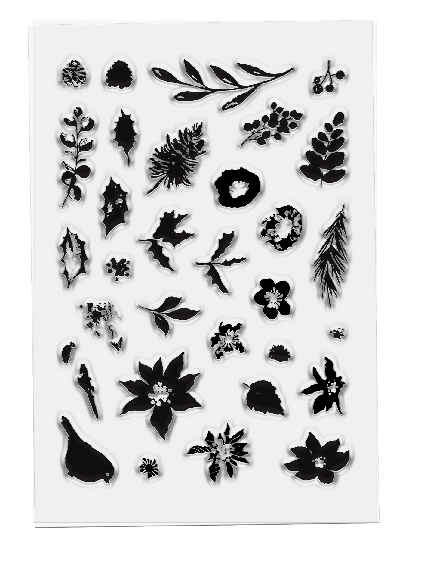 Winter Botanicals 4x6 Layering Stamps