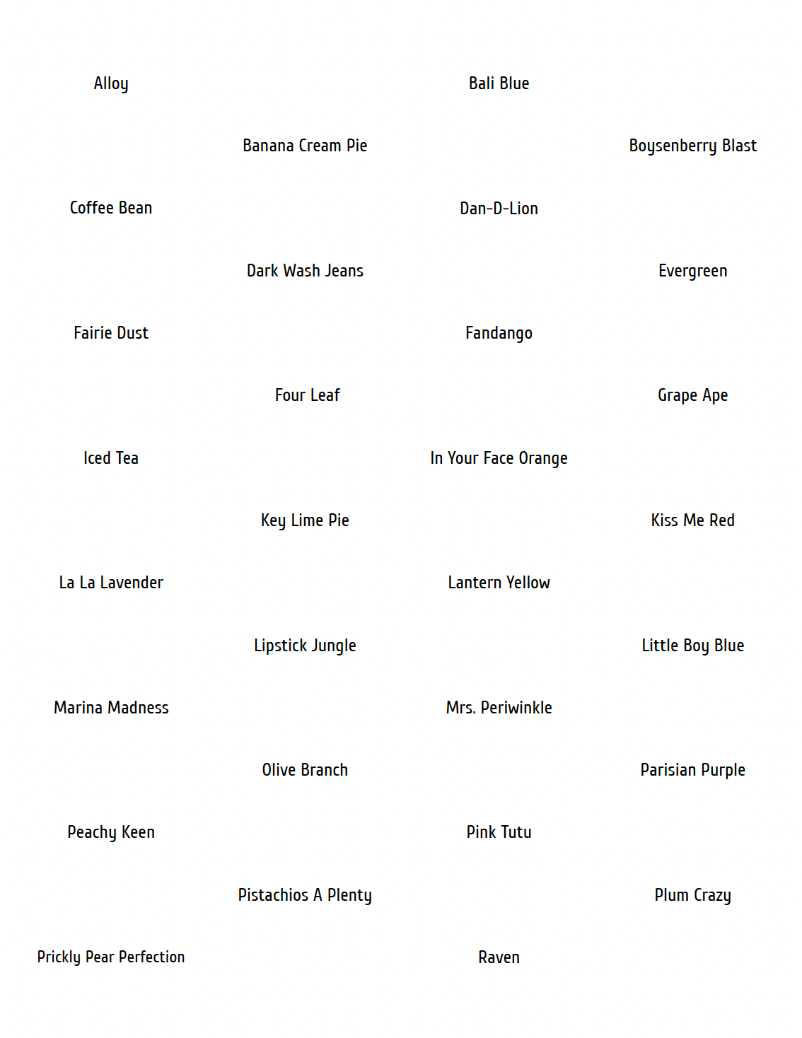 Dip-N-Dab Ink Pouncer - Printable Hybrid Ink Names - Rectangle Labels