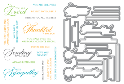 Sending My Love Stamps and Coordinating Dies Bundle