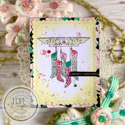 The Stockings Were Hung Stamps and Layering Stencil Bundle