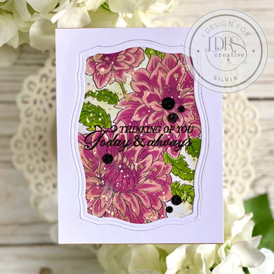 Delightful Dahlias Stamps, Layering Stencils, and Coordinating Dies Bundle