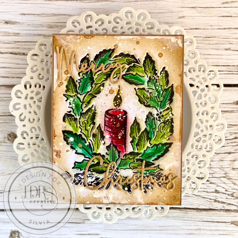 Happy Holidays Impress-ion Press + Foil Plates
