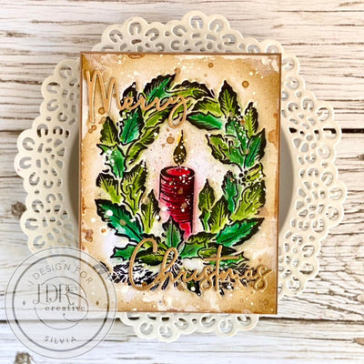 Happy Holidays Impress-ion Press + Foil Plates