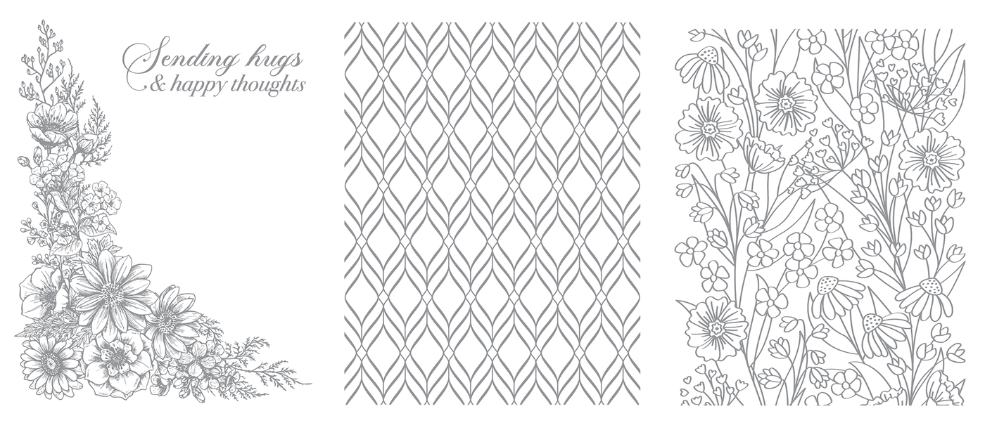 Summer Background Impress-ion Press + Foil Plates Bundle