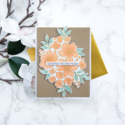 Sweetheart Floral Impress-ion Press + Foil Plate