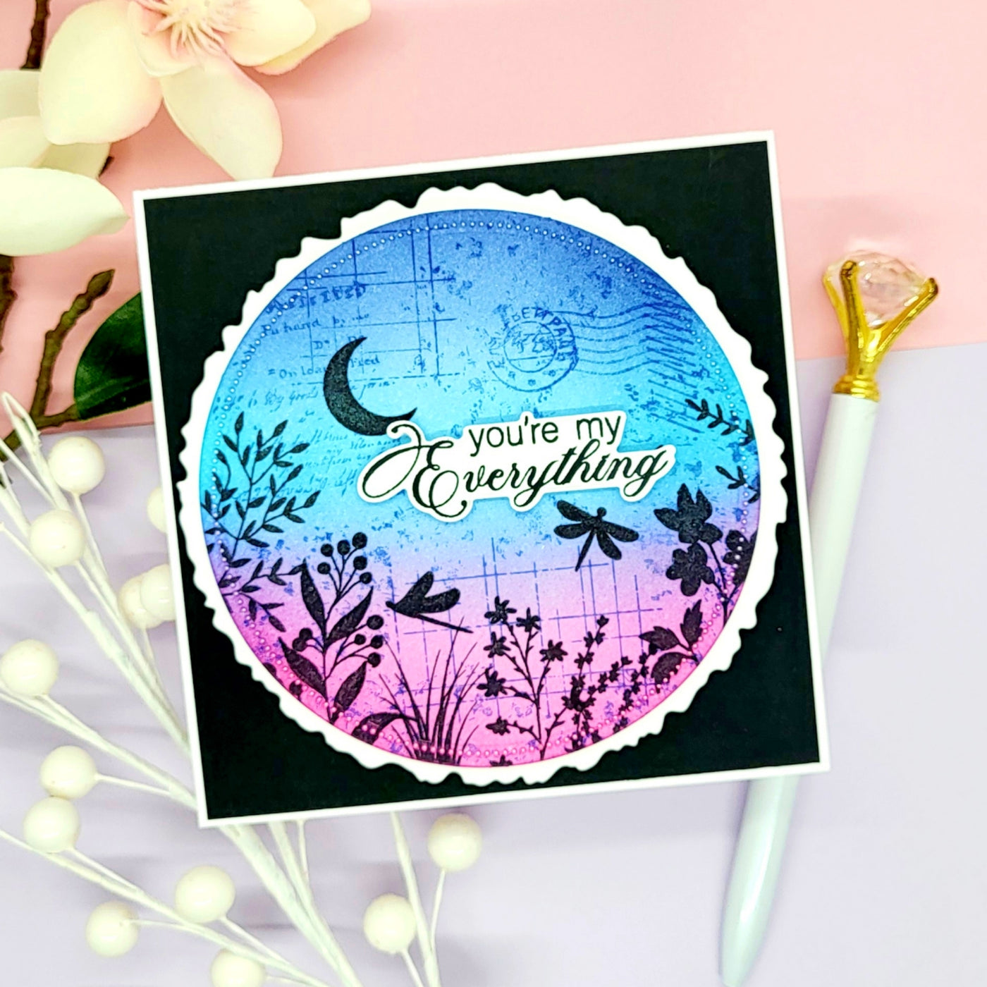 Sillhouettes Collage and Texturize It II Stamps Bundle