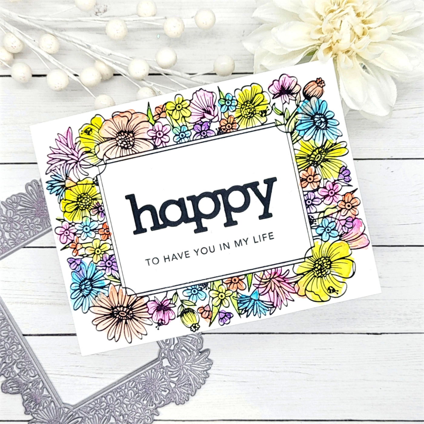 Simply Sentiments 4x6 Stamps and Simply Word Dies Bundle