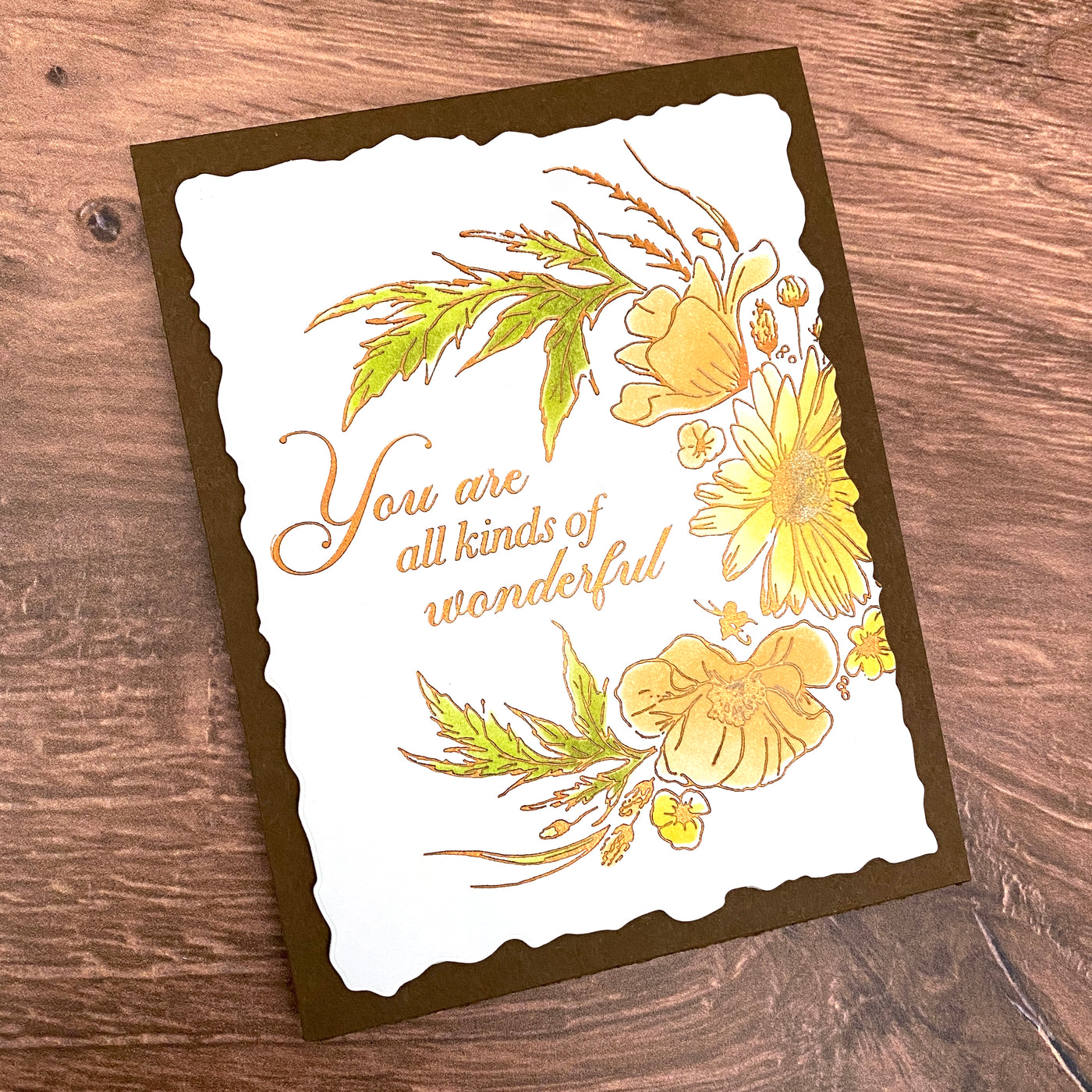 Wildflower Wreath Impress-ion Press + Foil Plates