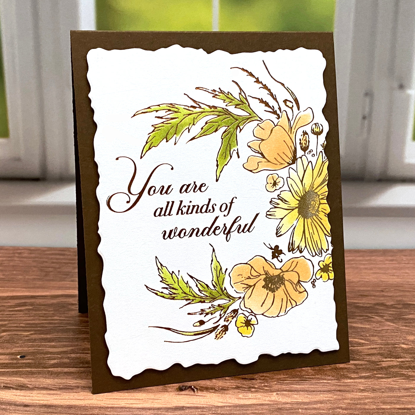 Wildflower Wreath Impress-ion Press + Foil Plates