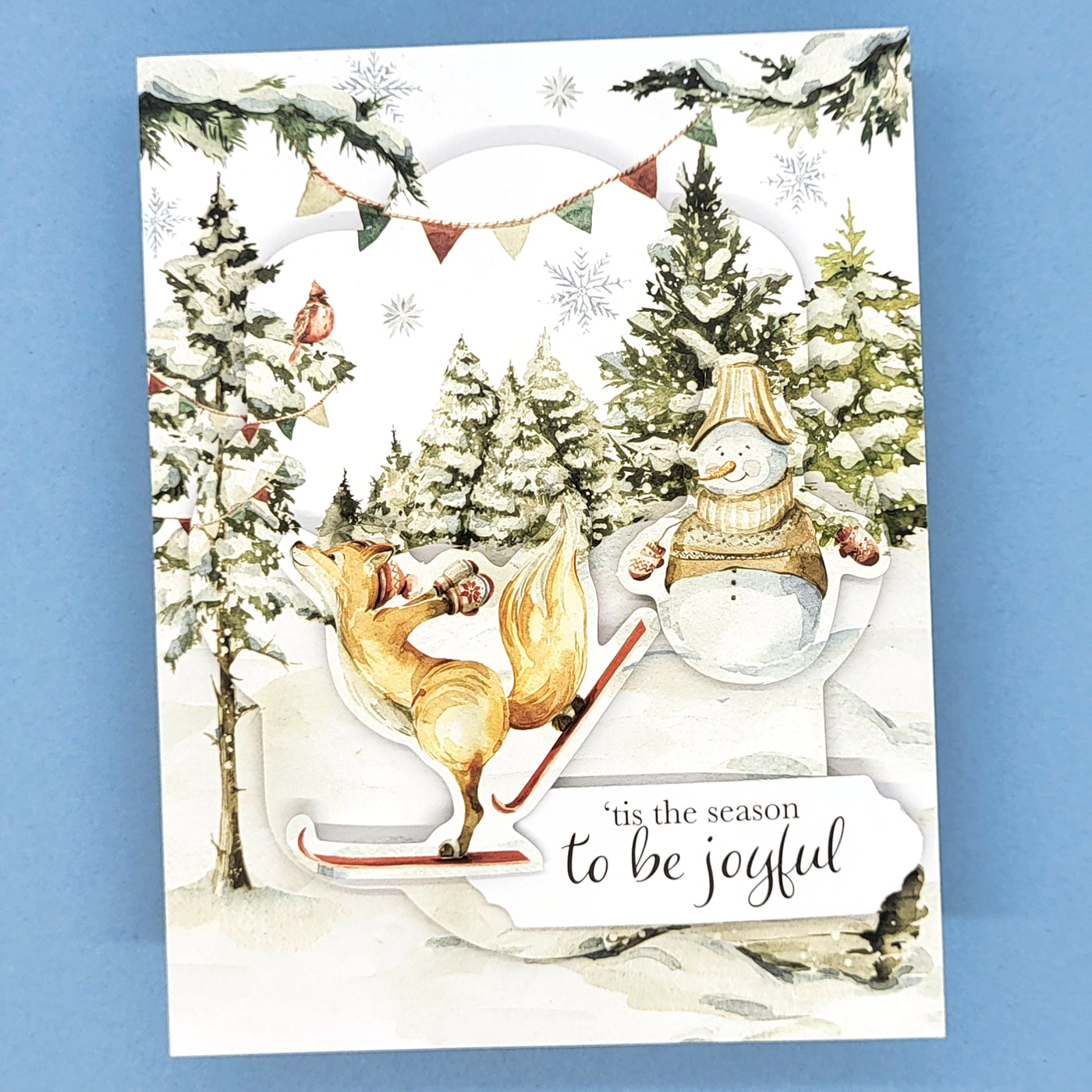 Woodland Christmas Card Kit