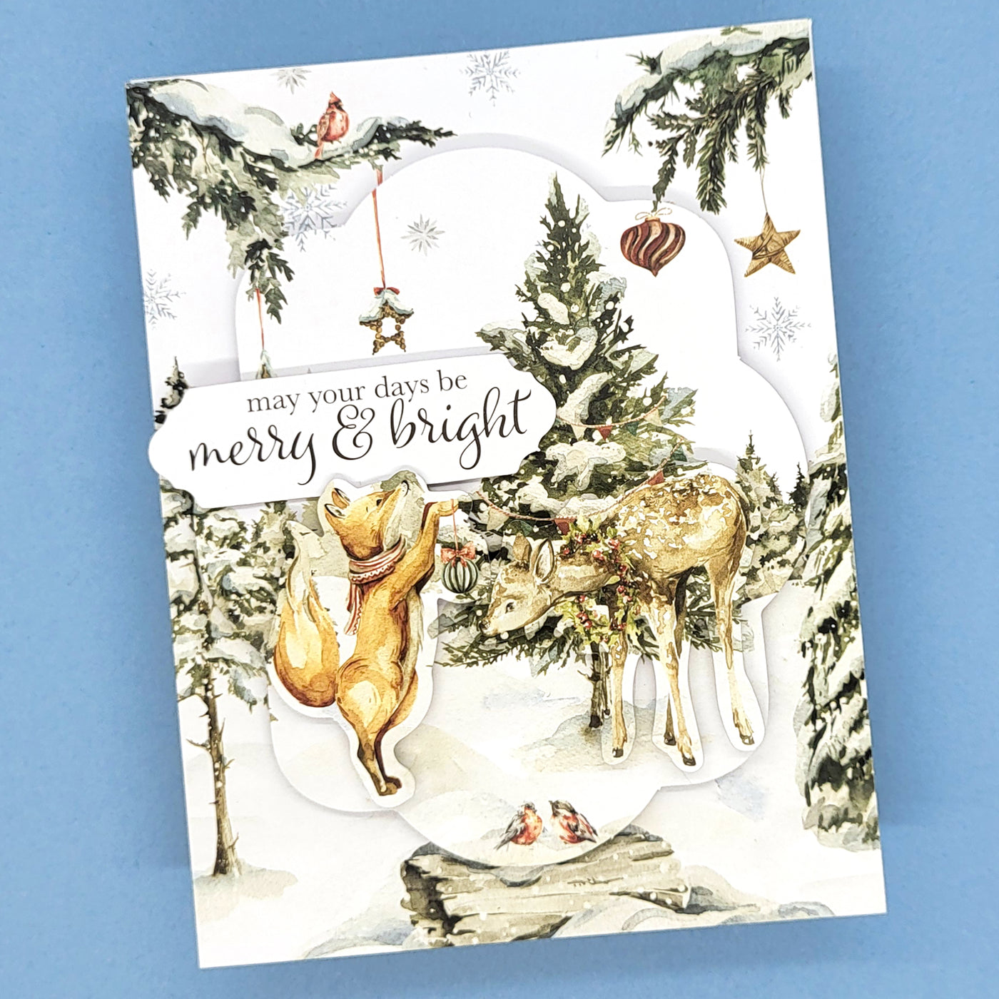 Woodland Christmas Card Kit