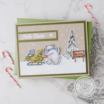 Christmas Tree Shopping 4x6 Stamps