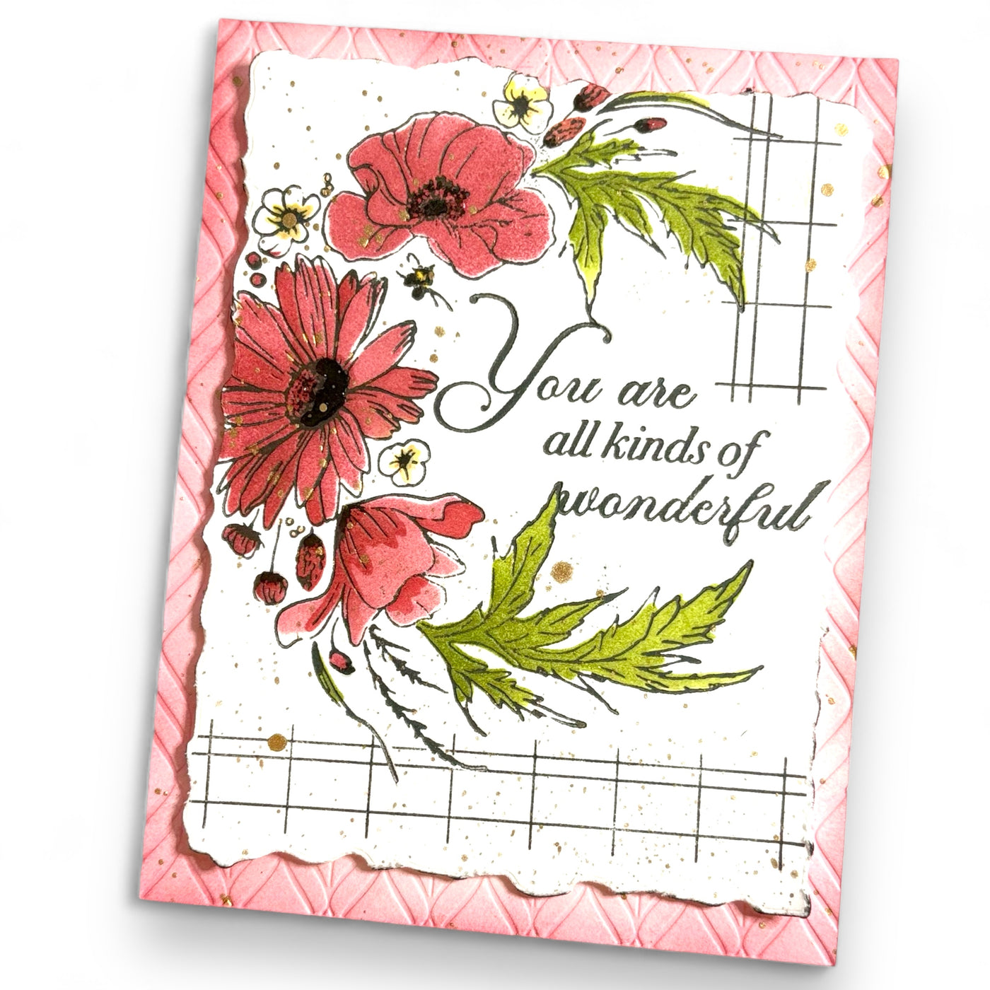 Wildflower Wreath Impress-ion Press + Foil Plates