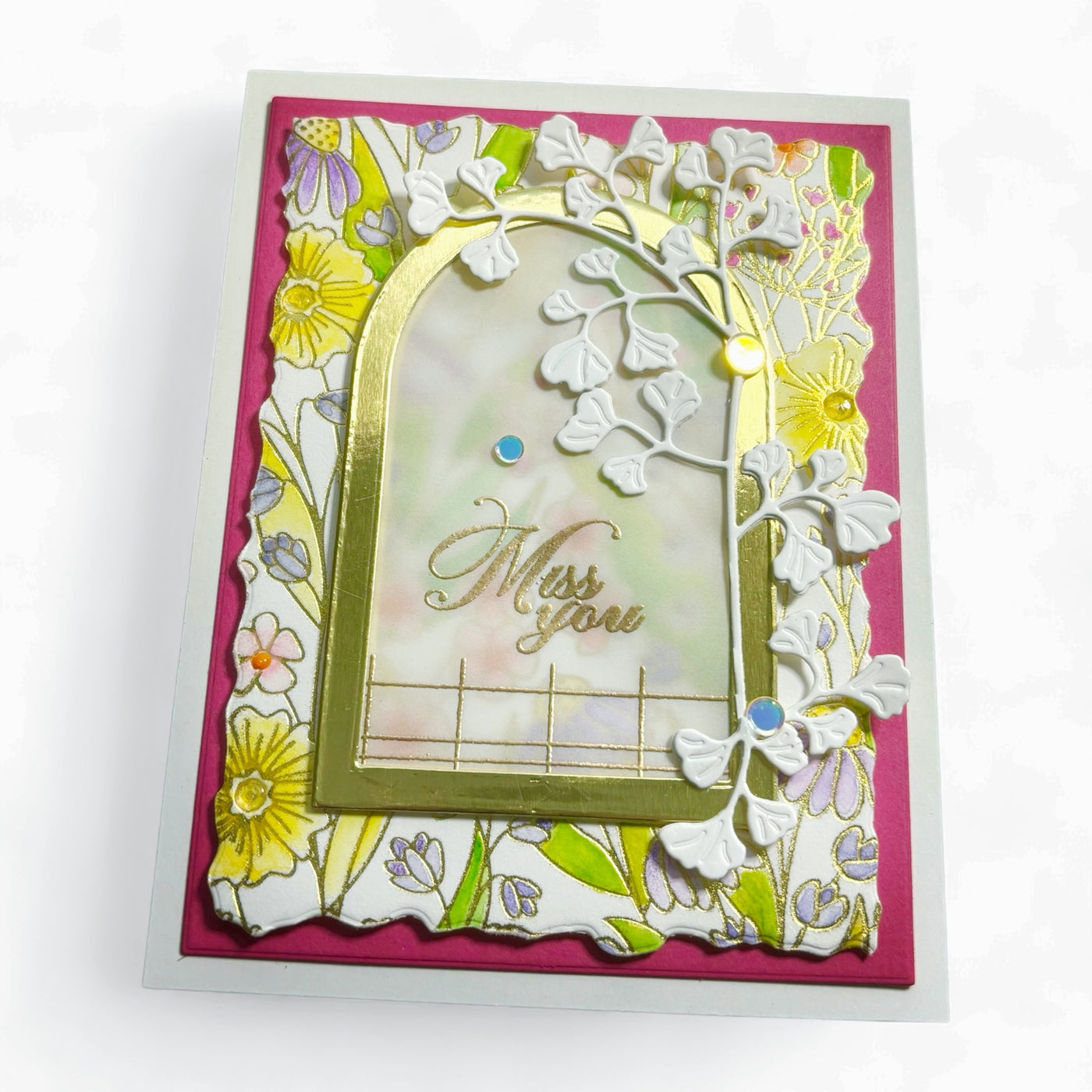 Wall Flower impress-ion Press + Foil Plate