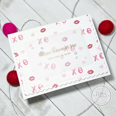 With Affection Collage 4x6 Stamps