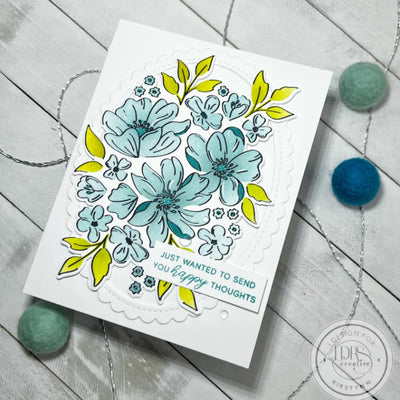 Sweetheart Floral Impress-ion Press + Foil Plate