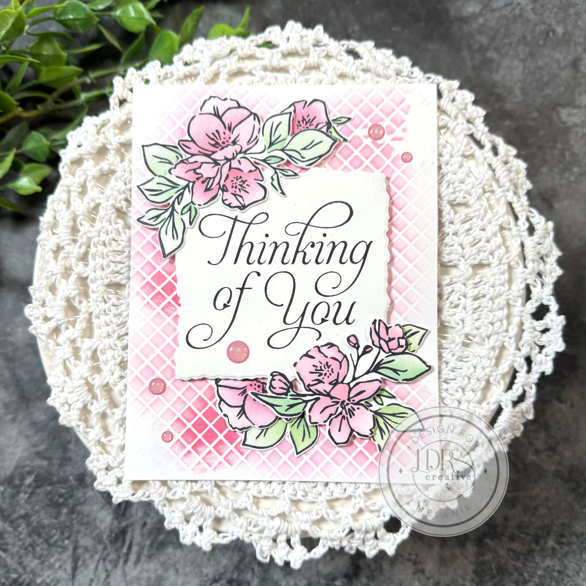 Apple Blossom Swag Impress-ion Press + Foil Plates, Dies, and Layering Stencils Bundle