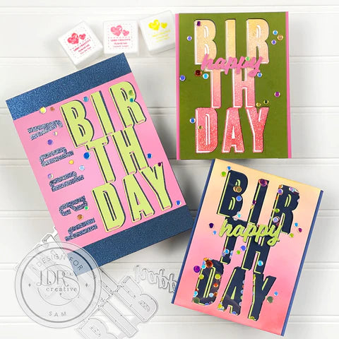 Big Word - Birthday Stamps and Dies Bundle