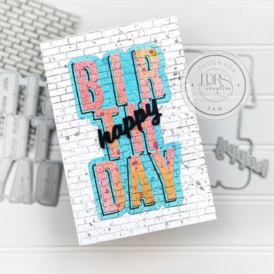 Big Word - Birthday Stamps and Dies Bundle