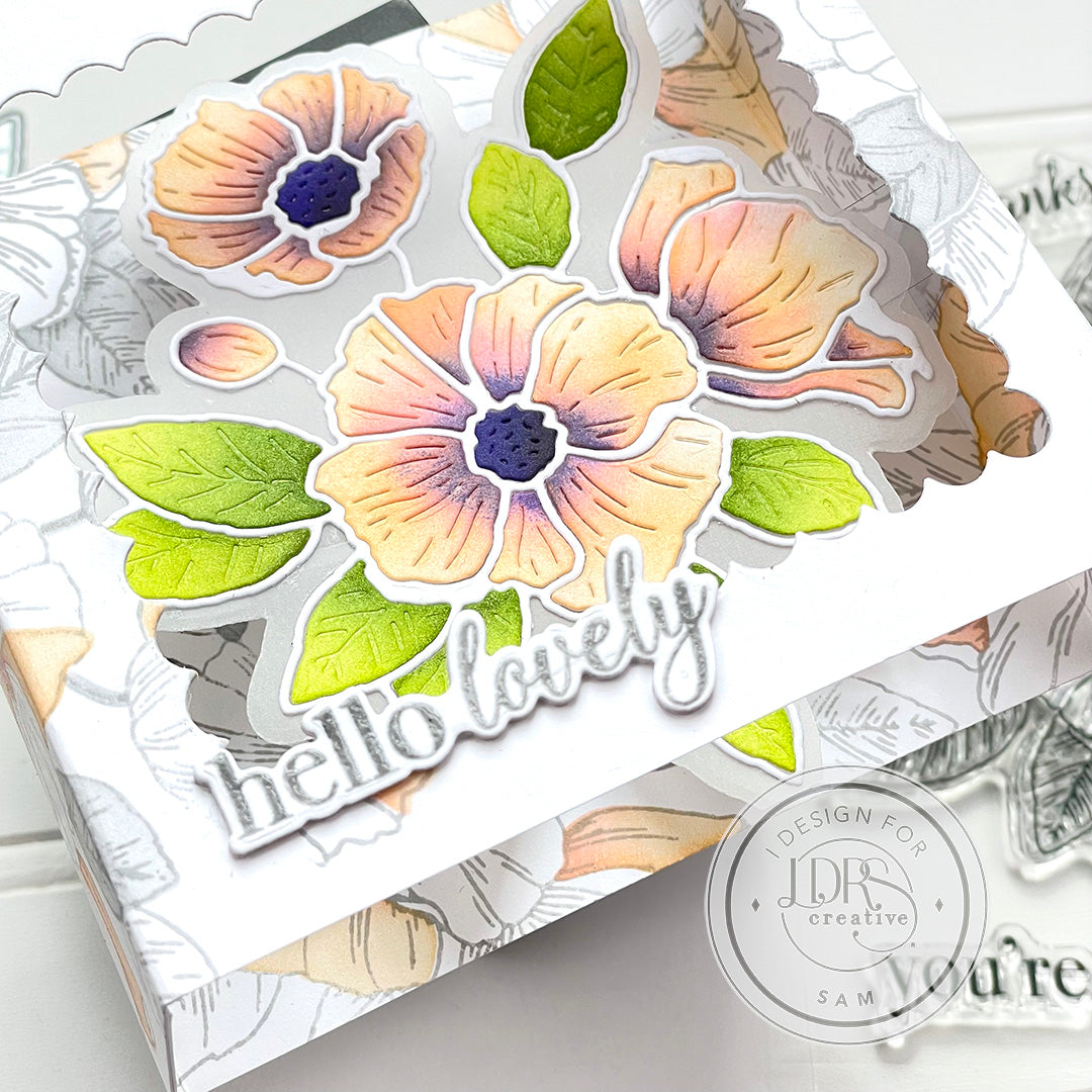 Poppy Posy Layering Stencils - 4 Pack