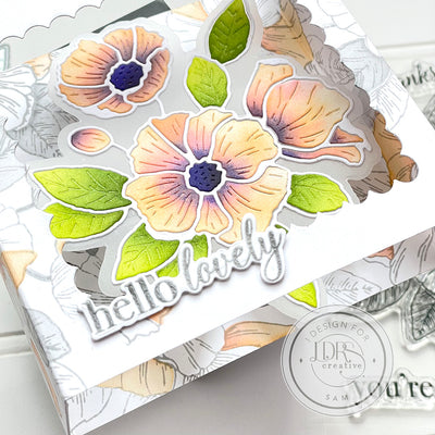 Poppy Posy Layering Stencils - 4 Pack