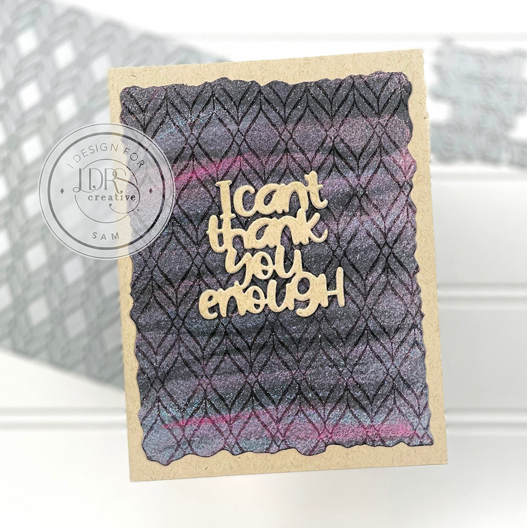 Braided Waves Background Impress-ion Press + Foil Plate