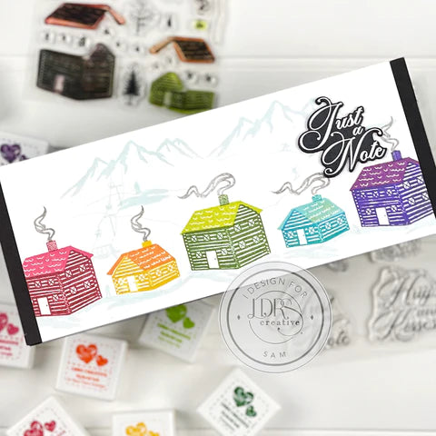 Winter Chalet Layered 4x6 Stamps