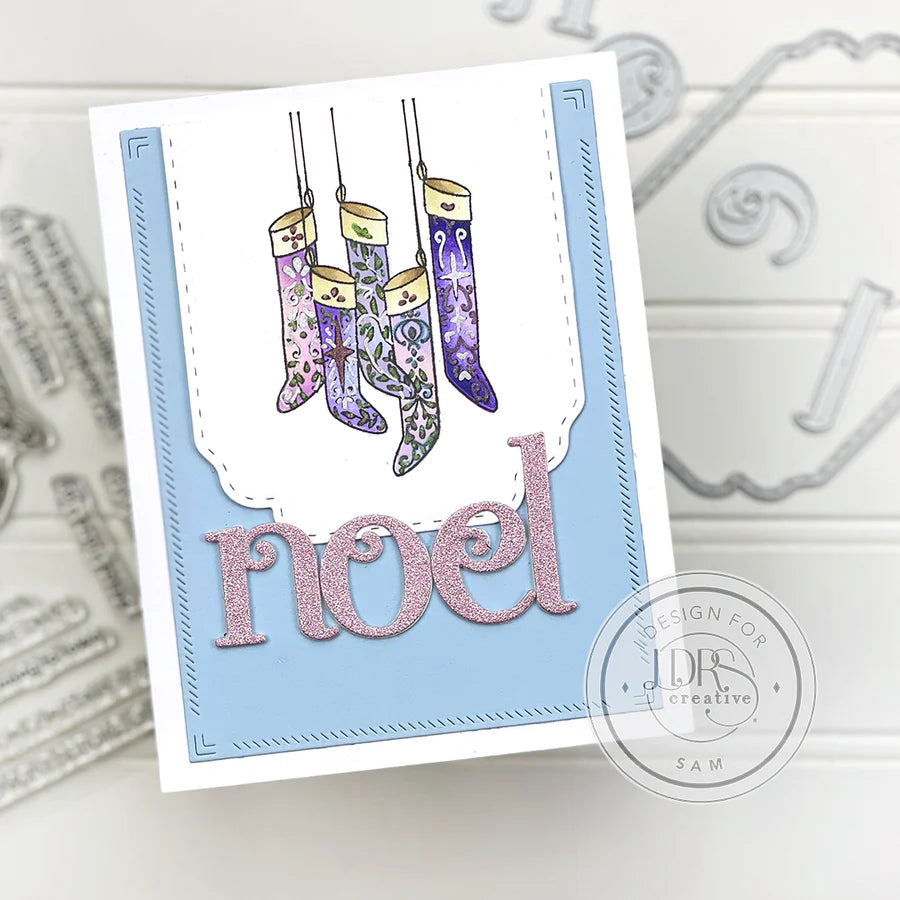 The Stockings Were Hung 4x6 Stamps