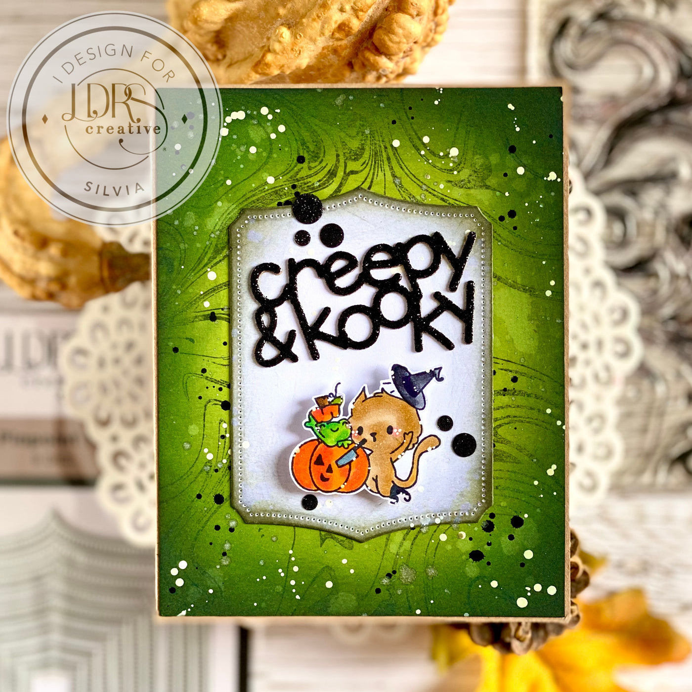 Liquid Marble Background 5x7 Stamp