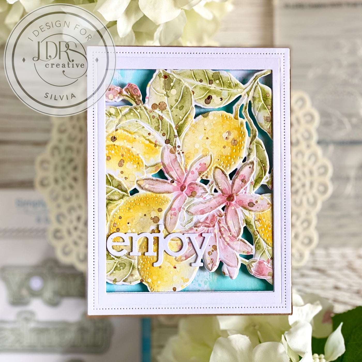 Fruit Tree 3D 6x6 Embossing Folder