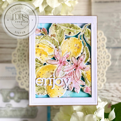 Fruit Tree 3D 6x6 Embossing Folder