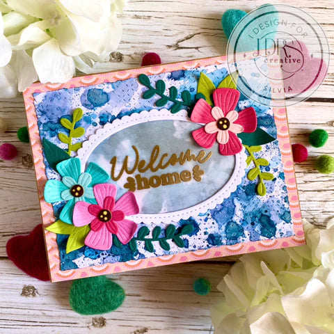 Delicate Stitches Scalloped Oval Dies