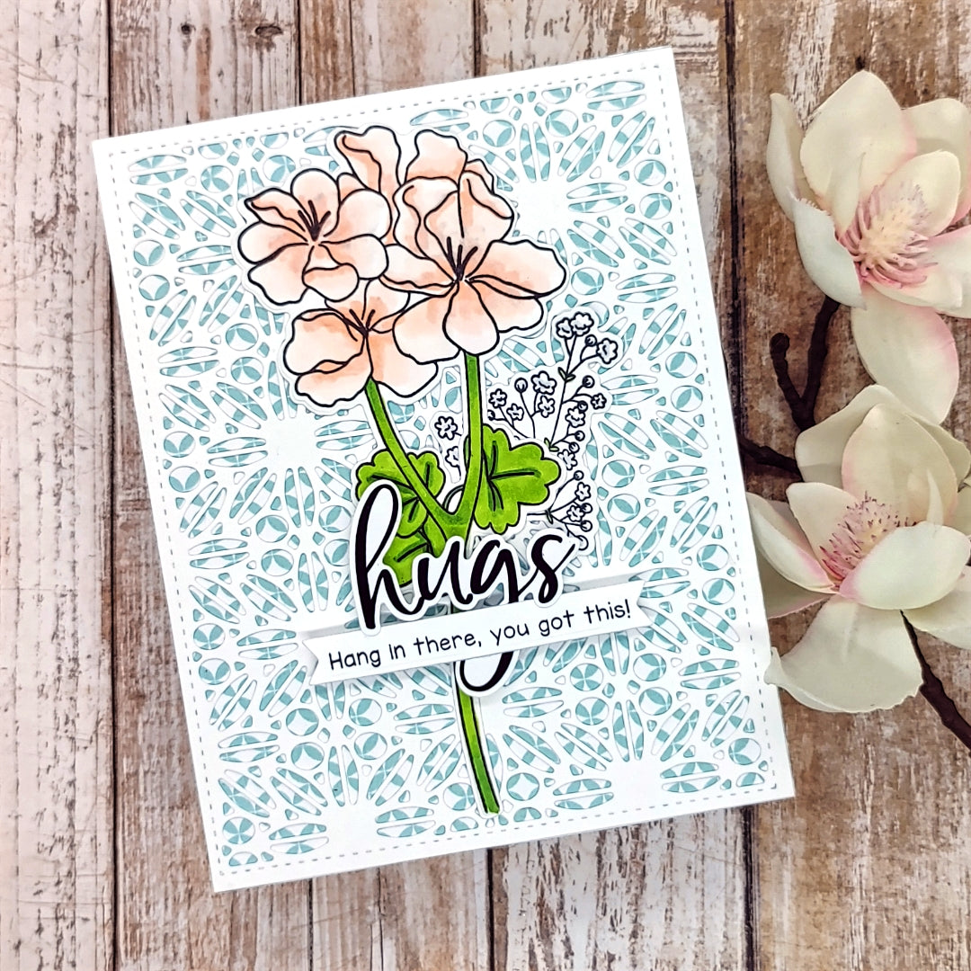 Floral Mosaic A2 Coverplate Die